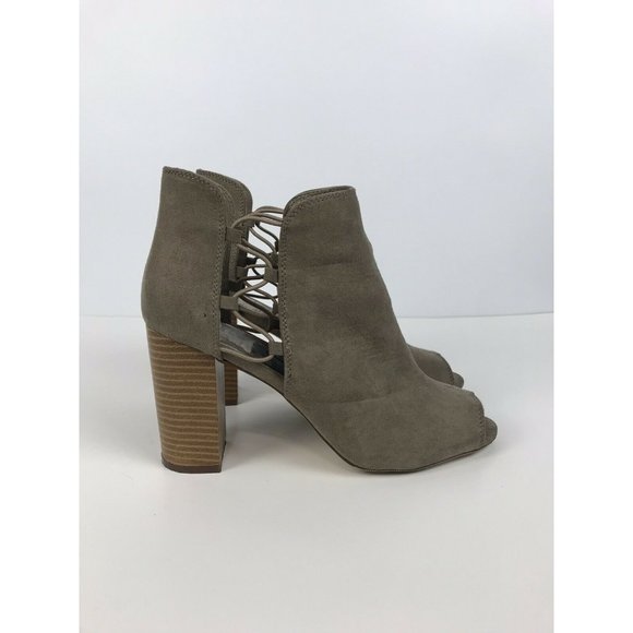 Madden Girl Women's Booties 'G-Ravin' Open Toe Blo - Picture 2 of 10